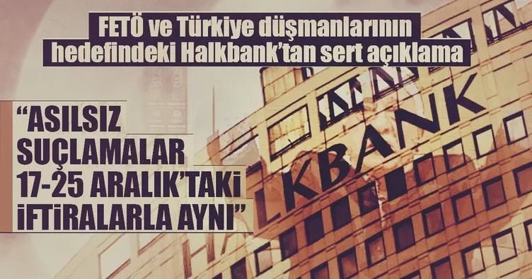 Halkbank’tan Mehmet Hakan Atilla’nın tutuklanmasına ilişkin açıklama