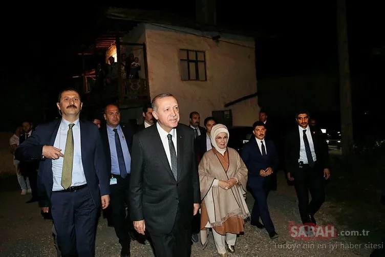 Cumhurbaşkanı Erdoğan, iftarını o aileyle beraber açtı