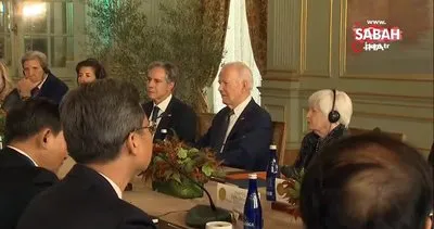 Biden ve Xi 1 yıl aranın ardından ilk kez yüz yüze görüştü