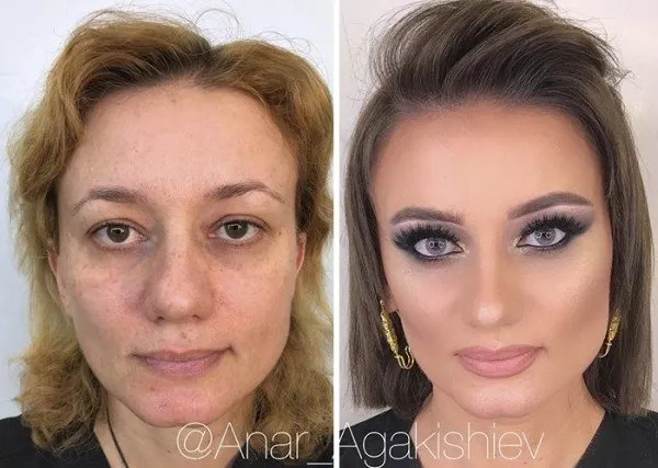 Makyajla gelen büyük değişim!