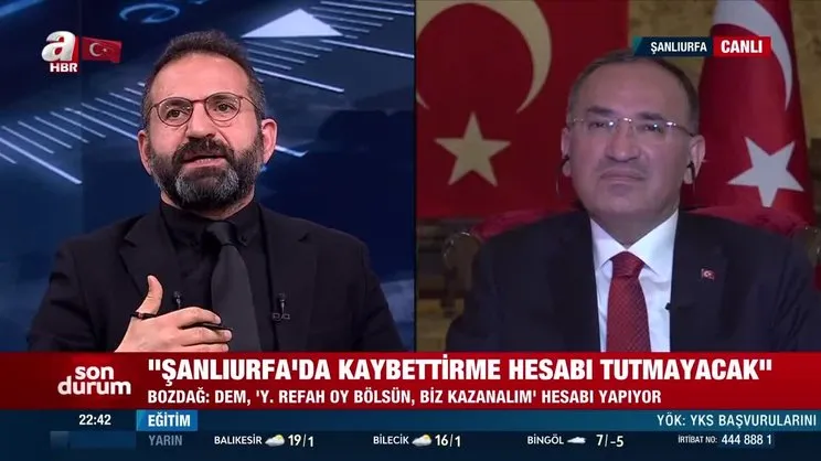 AK Partili Bekir Bozdağ'dan A Haber'e özel açıklamalar