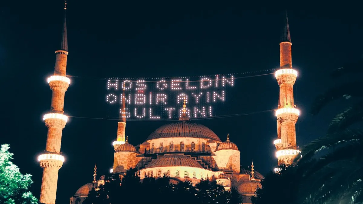 Ramazan cennet için anahtar