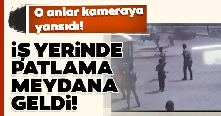 SON DAKiKA! Arnavutköy’de iş yerinde patlama kamerada: Yaralılar var