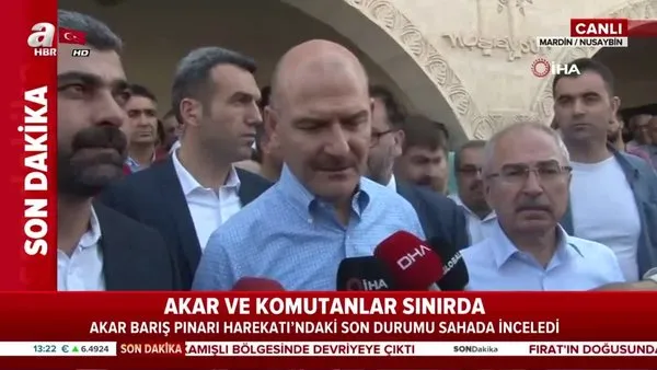 İçişleri Bakanı Soylu: Mardin'e 300'e yakın havan düştü!