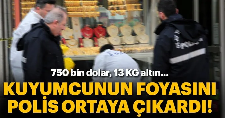 Kuyumcunun gasbedildim oyunu polise takıldı