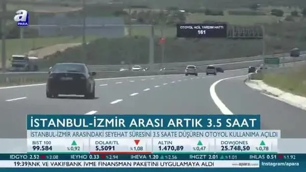 İstanbul-İzmir arası artık 3.5 saat