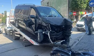 5 araca çarpıp çay ocağına daldı