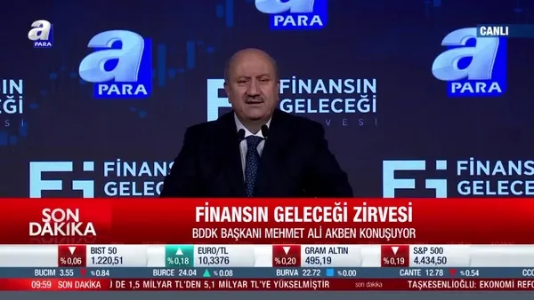 BDDK Başkanı Mehmet Ali Akben: Finansal inovasyonu teşvik edeceğiz