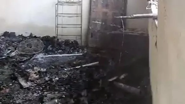 Manisa'da çiftlik evinde yangın