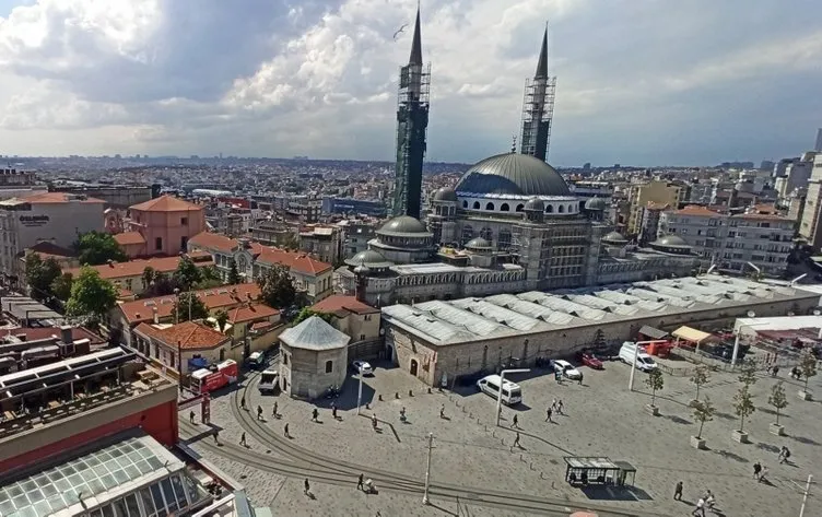 Son dakika: Taksim Camii’nin yüzde 90’ı bitti! Son hali görüntülendi