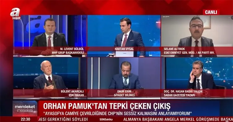 Son dakika: Orhan Pamuk’tan skandal Ayasofya çıkışı! Eski Bakan’dan sert tepki: Mandacılık ruhuyla söyledi