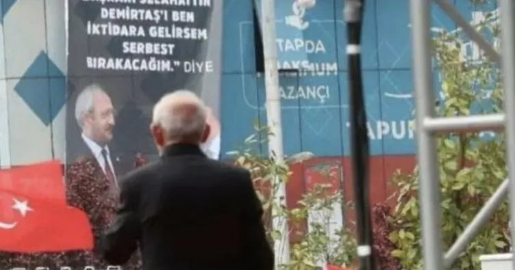 Düzce’de Kemal Kılıçdaroğlu’na Selahattin Demirtaş tepkisi