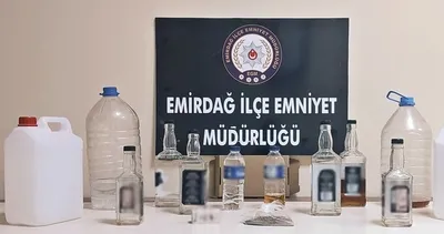 Afyon’da kaçak alkol operasyonu