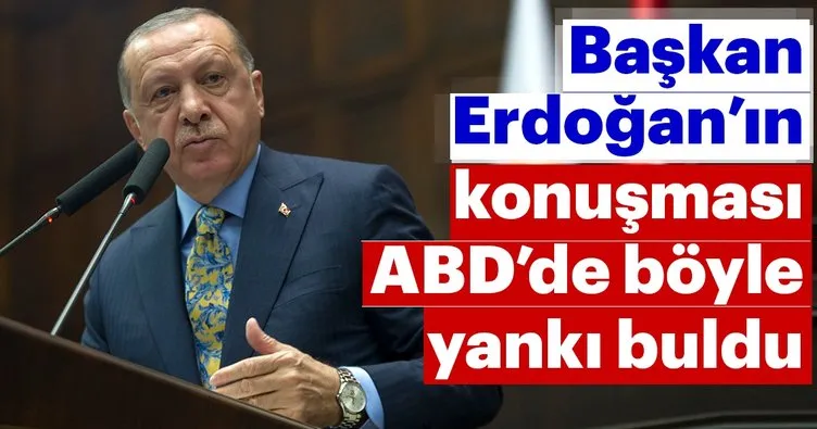 Başkan Erdoğan’ın konuşması ABD basınında