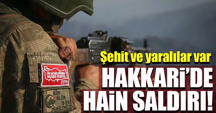 Hakkari’de hain saldırı!
