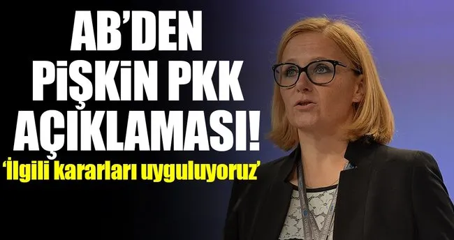 AB’den ’Almanya’daki PKK gösterisi’ne ilişkin pişkin açıklama!