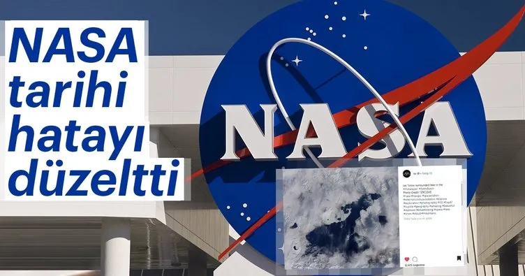 NASA tarihi hatayı düzeltti