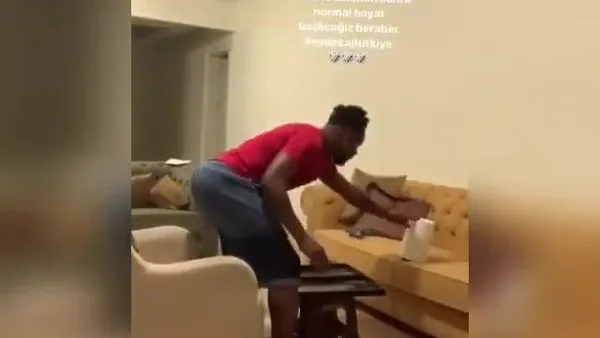 Onazi tavlada kendine rakip oldu! | İZLEYİN