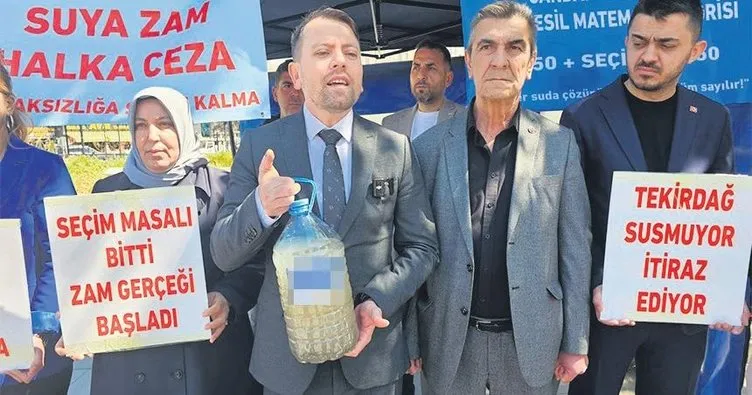 Kapaklı’da su isyanı