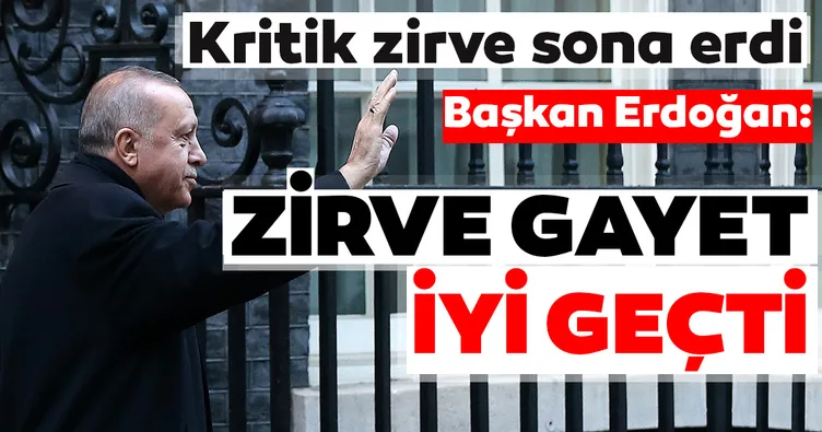 Son dakika: Londra'da kritik Suriye zirvesi sona erdi