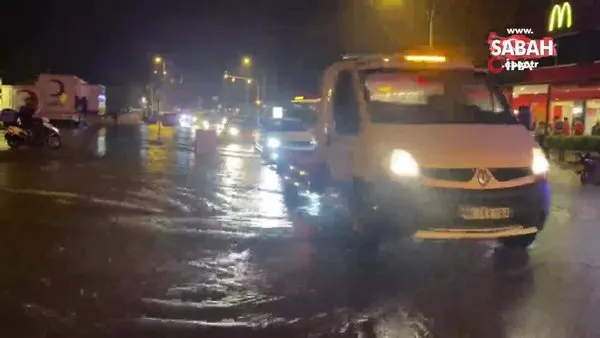 Fethiye’de sağanak yağış etkili oldu | Video