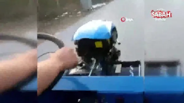 Sakarya'da iki genç kendi kazalarını böyle kaydetti | Video