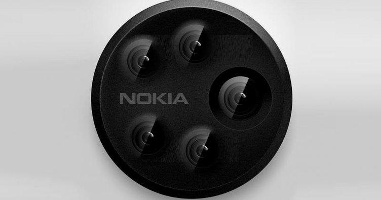 Nokia, 5 kameralı telefon geliştiriyor!