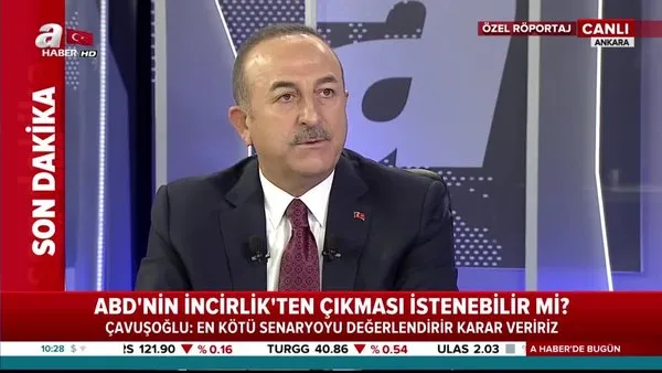 Dışişleri Bakanı Çavuşoğlu'ndan Ahaber'e flaş açıklamalar