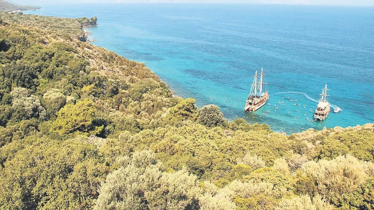 Milli parkta skandal görüntü