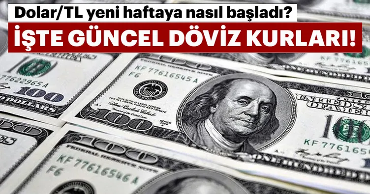 Dolar/TL haftaya 5.25 seviyelerinde başladı! İşte güncel döviz kurları