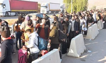 Sınır kapısında Suriye'ye dönüş kuyruğu! Ülkelerine giden Suriyeliler duygularını SABAH'a anlattı: Çok teşekkür ediyoruz #hatay