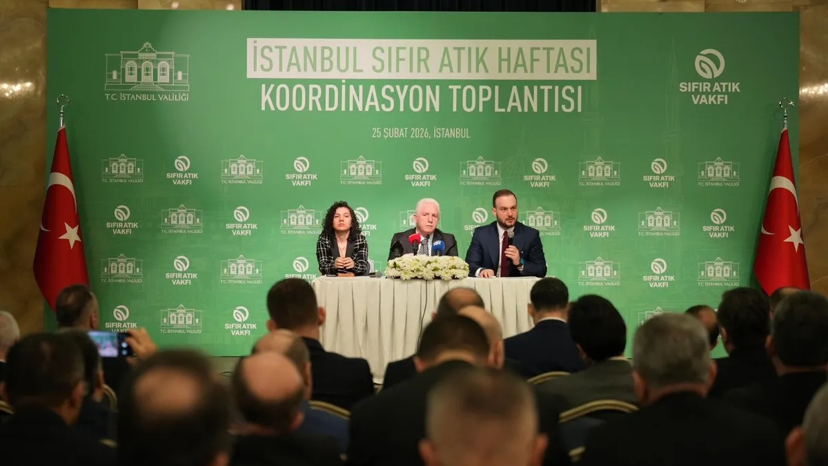 Dünyaya model olacak İstanbul Sıfır Atık Haftası için ortak seferberlik