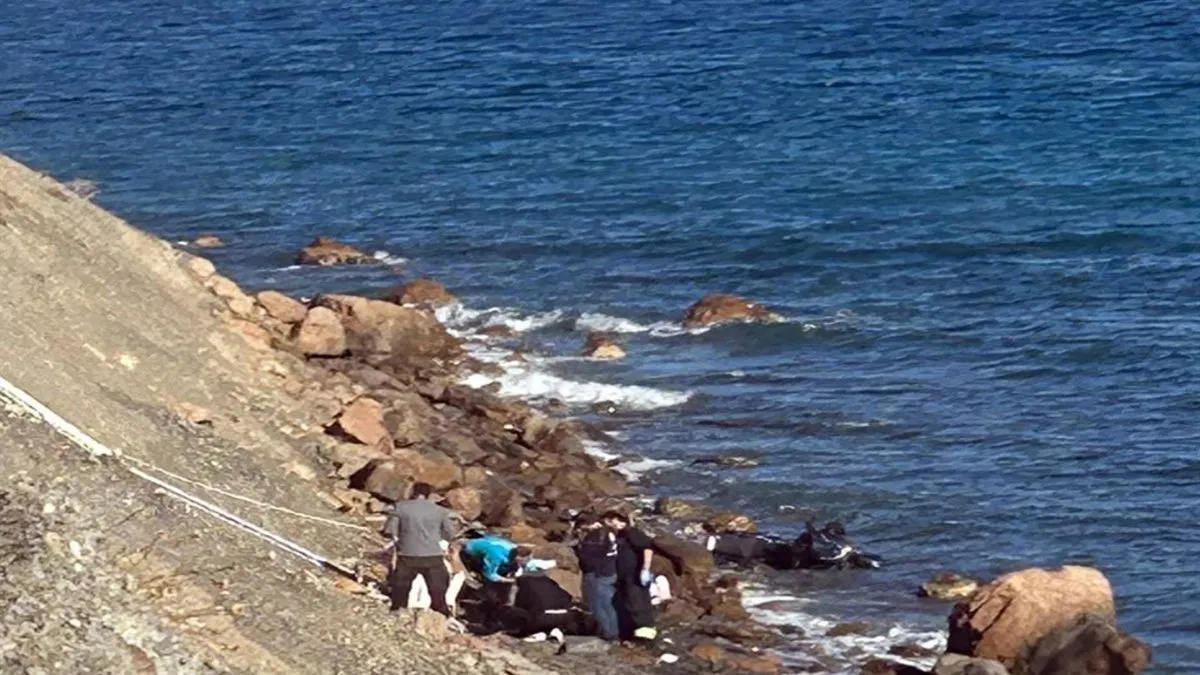 Tekirdağ'da kahreden manzara: Kayalıklara düşen sürücü öldü...