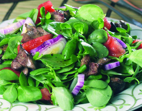 Kırmızı Soğanlı Semizotu Salatası