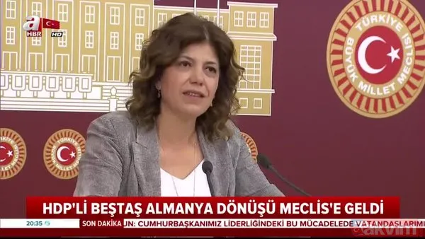HDP'li vekil Meral Danış Beştaş karantinaya uymadı | Video