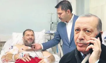 Başkan Erdoğan, saldırıya uğrayan imamla görüştü: Geçmiş olsun Galip hocam