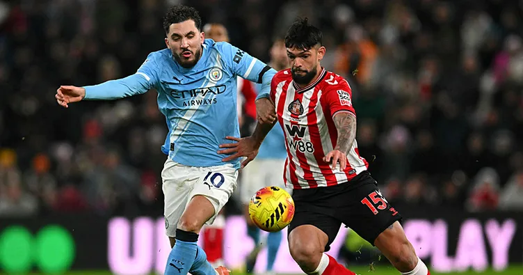 Manchester City, Sunderland’e takıldı!