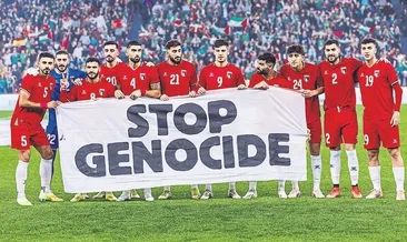 Tribünler tek ses: Soykırımı durdurun
