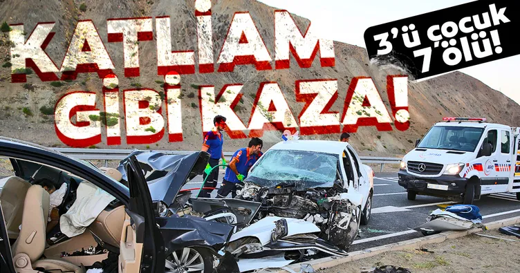 Erzincan’da trafik kazası: 7 ölü, 3 yaralı