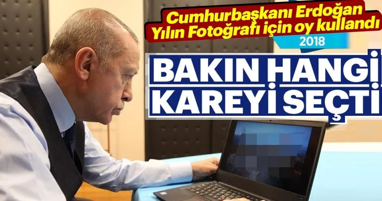 İşte Cumhurbaşkanı Erdoğan’ın oy verdiği fotoğraf