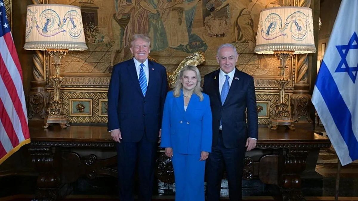 Trump, bebek katili Netanyahu ile görüştü: Seçimi kazanmazsam savaş çıkar