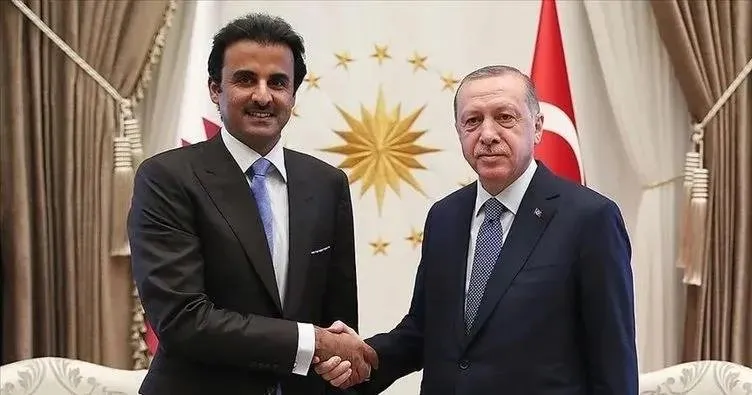 Başkan Erdoğan, Katar Emiri El Sani ile görüştü