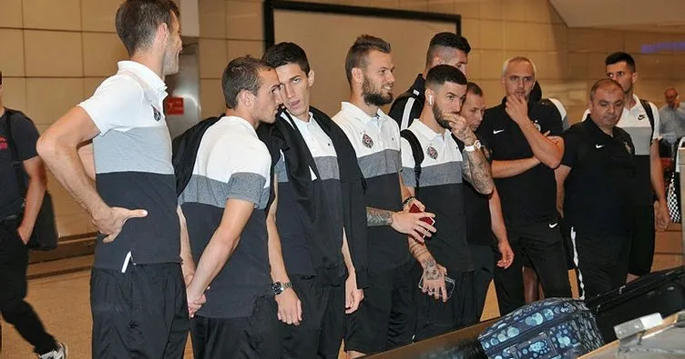 Beşiktaş’ın rakibi Partizan, İstanbul’a geldi