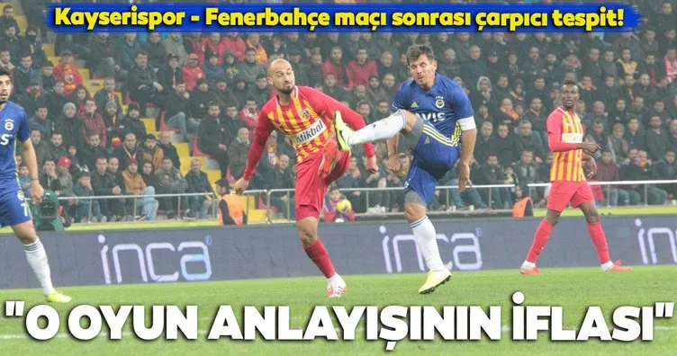 Gürcan Bilgiç Kayserispor - Fenerbahçe maçını değerlendirdi