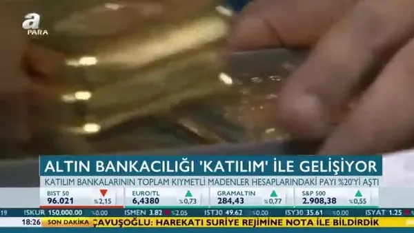 Altın bankacılığı 'katılım’ ile gelişiyor