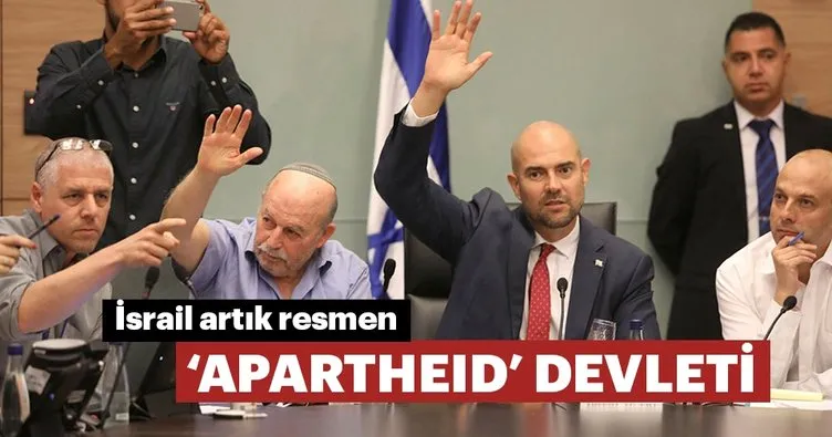 İsrail artık resmen Apartheid devleti