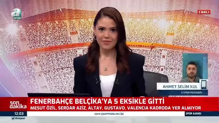 Fenerbahçe'de 5 eksik! Kanarya, Belçika'ya gitti