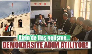 Afrin’de Geçici meclis kuruldu