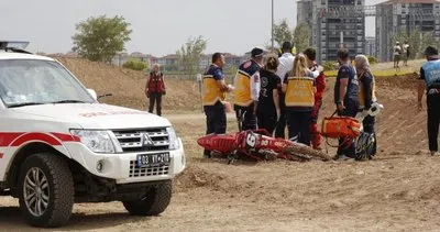 Dünya Motokros Şampiyonası’nda korkutan kaza #afyonkarahisar