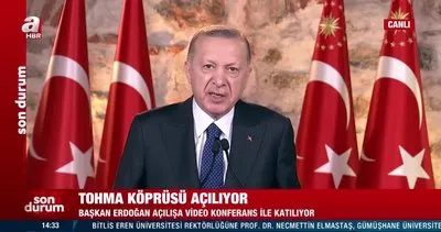 Cumhurbaşkanı Erdoğan Türkiye’nin güçlenmesini istemeyenler projelerimize saldırdı | Video